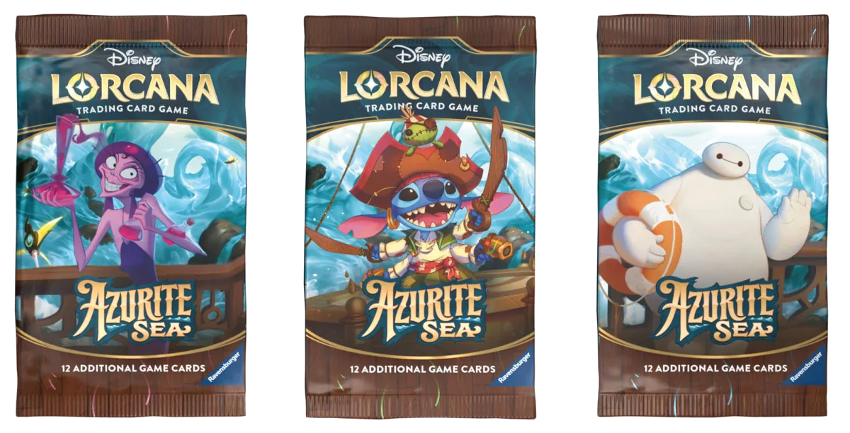 Disney Lorcana - Set 6 - Azurite Sea - Booster Pack (1x) (VA)   Boutiquejoker