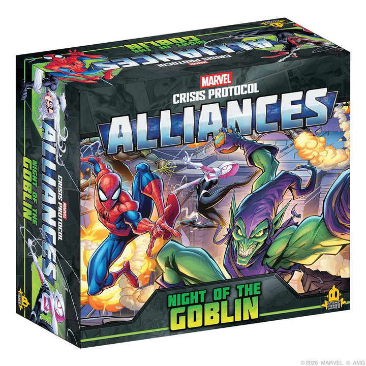 Marvel: Crisis Protocol Alliances – Night of the Goblin (VA) – boîte du jeu
