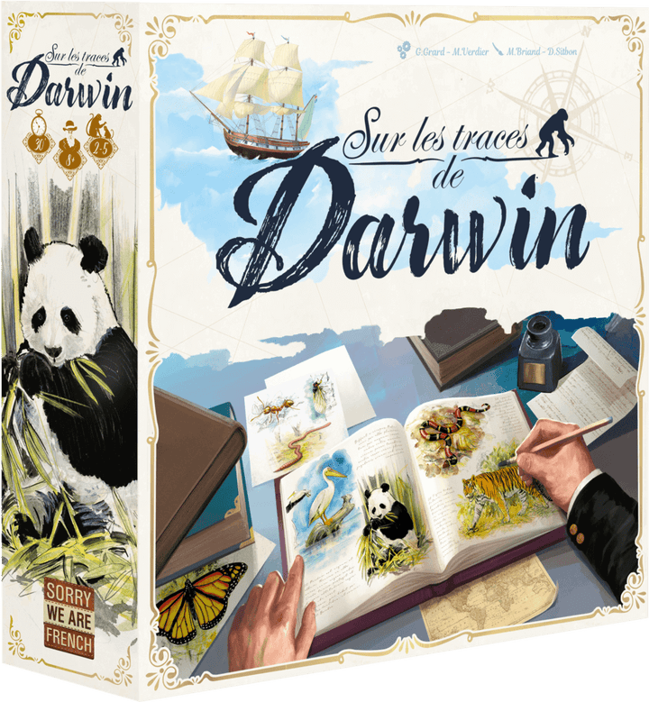 Sur les Traces de Darwin — boîte en perspective