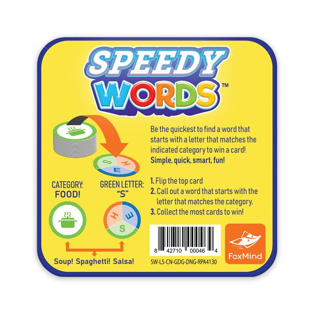 Speedy Words - Tin Box (VA) – contenu et détails du jeu