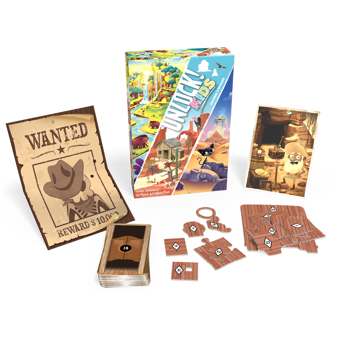 Unlock!: Kids 2 - Stories From The Past (VA) - Box damaged, new game (30%)