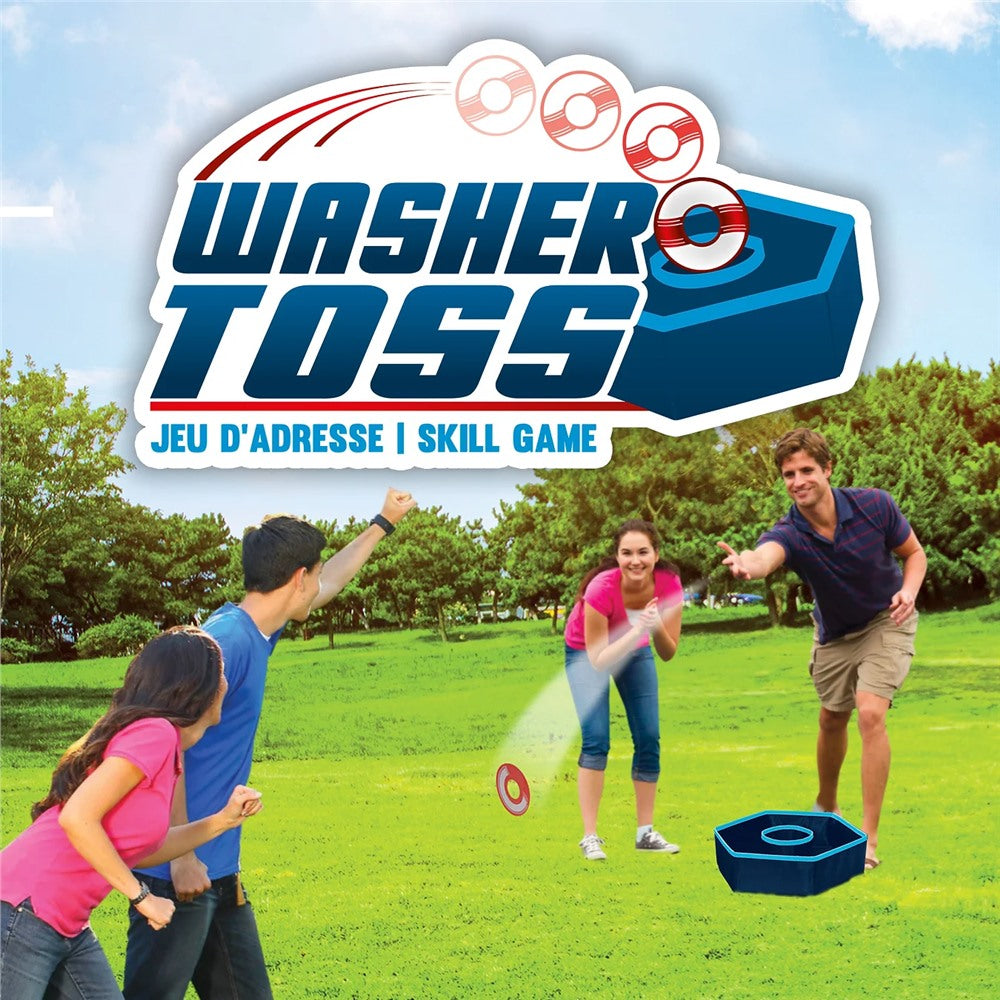 Jeu d'adresse Washer Toss portatif