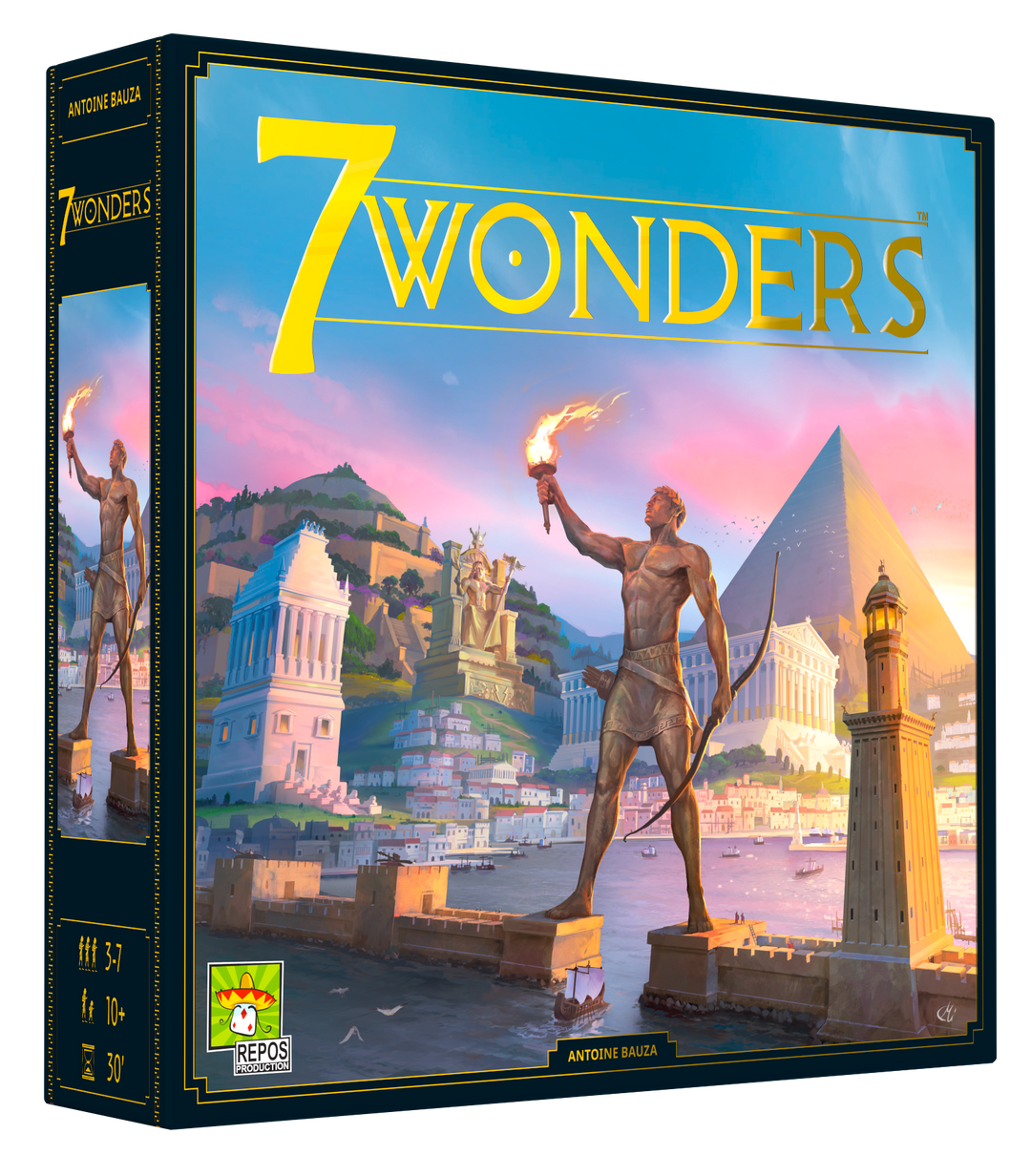 7 Wonders - Boîte imparfaite, jeu neuf (30%)
