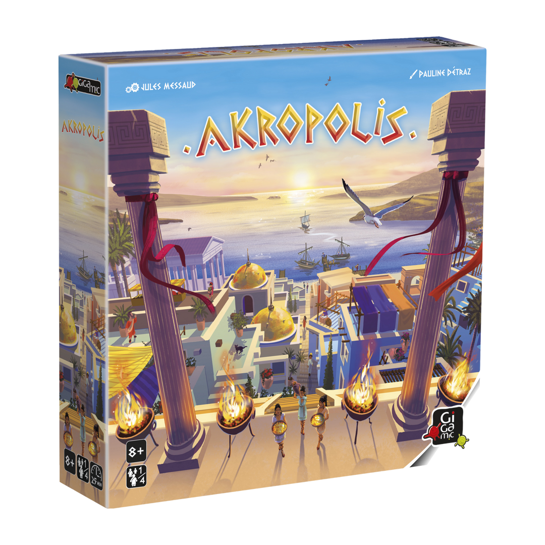 Akropolis – boîte officielle, détourage transparent uniforme