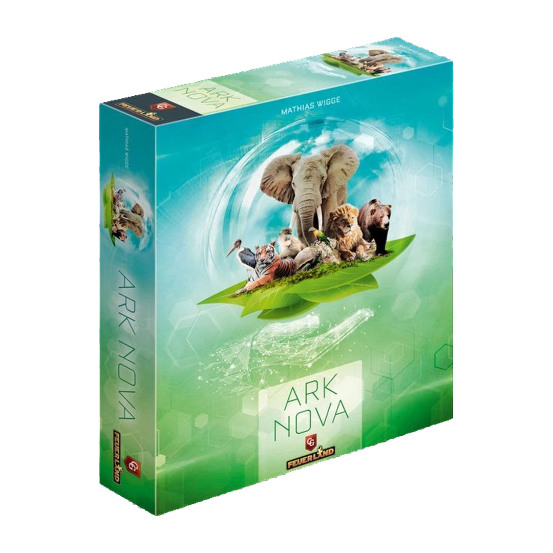 Ark Nova – boîte officielle détourée proprement, vue de face, côté et dessus