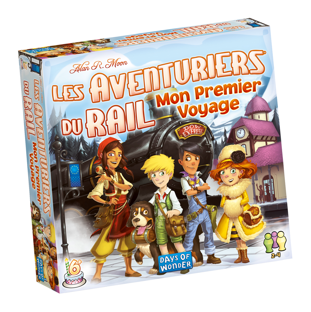 Les Aventuriers du Rail: Mon Premier Voyage - Europe - Boîte imparfaite, jeu neuf (50%)