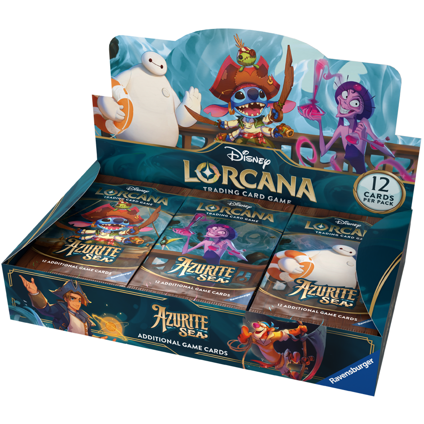 Disney Lorcana - Set 6 - La Mer d'Azurite - Boite de Booster (24 paquets)