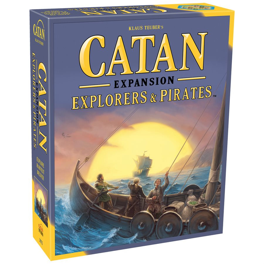 Catan: Ext. - Explorers & Pirates (VA) -  Imperfect box, new game (50%)