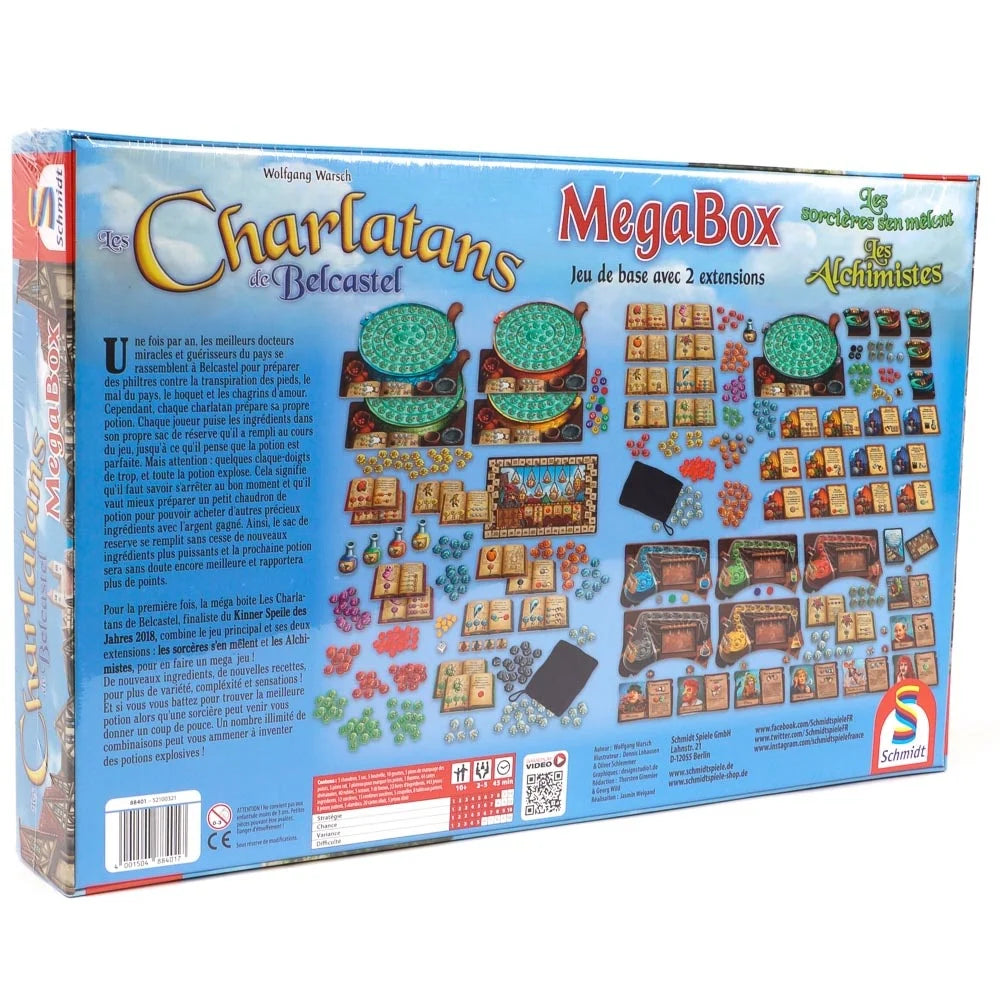 Charlatans de Belcastel: MegaBox - Boîte imparfaite, jeu neuf (20%)