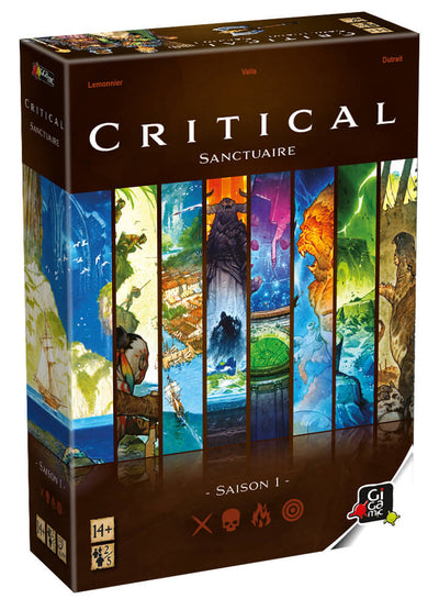 Combo Critical - Fondation: Saison 1 + Critical - Sanctuaire: Saison 1 - Boîte imparfaite, jeu neuf (60%)