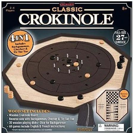 Crokinole : 4 jeux en 1