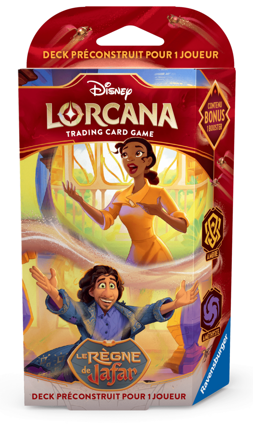 Disney Lorcana : Set 8 - Règne de Jafar - Deck de Démarrage : Ambre &amp; Amethyste