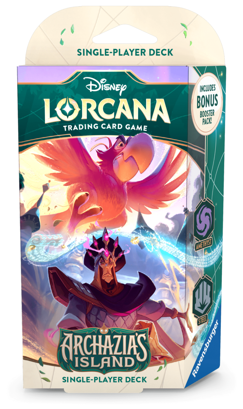 Disney Lorcana : Set 7 - L’ile d’Archazia - Deck de démarrage B: Améthyste & Acier