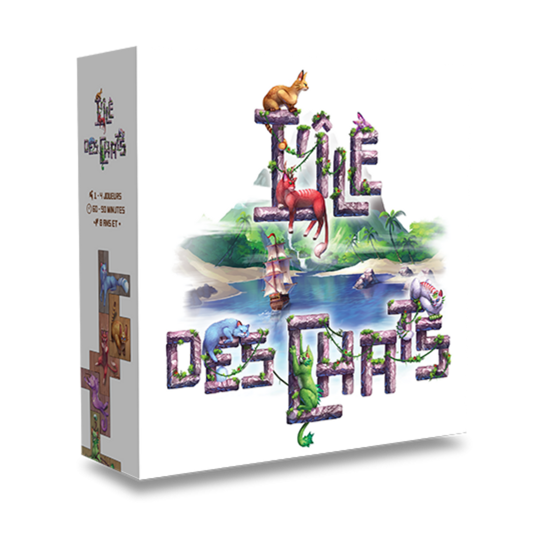 L’Île des Chats – boîte du jeu