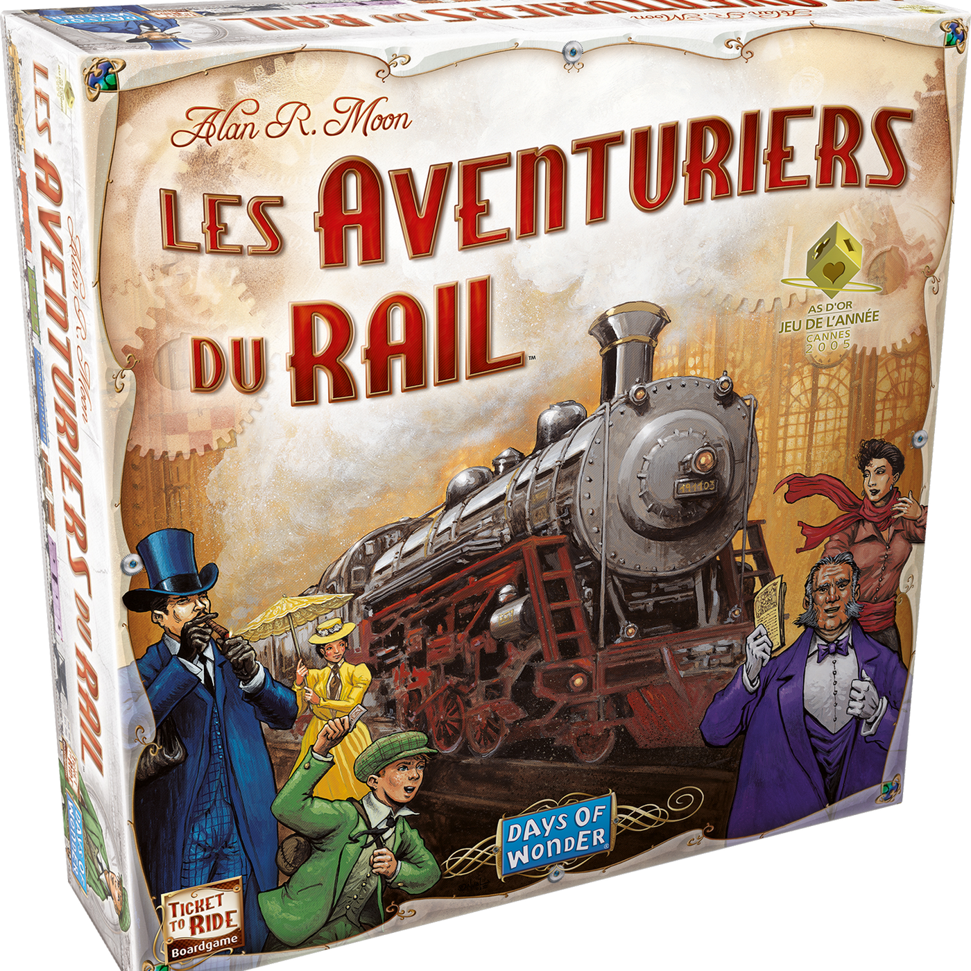 Les Aventuriers du Rail - Boîte imparfaite, jeu neuf (20%)