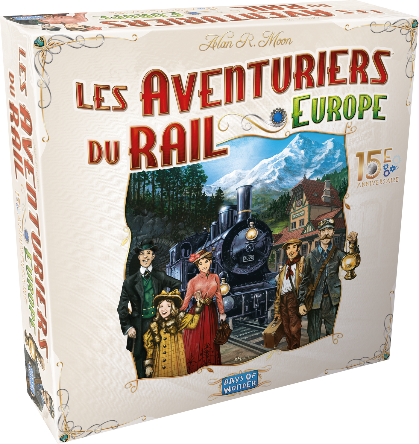 Les Aventuriers du Rail: Europe 15e Anniversaire  - Boîte imparfaite, jeu neuf (50%)