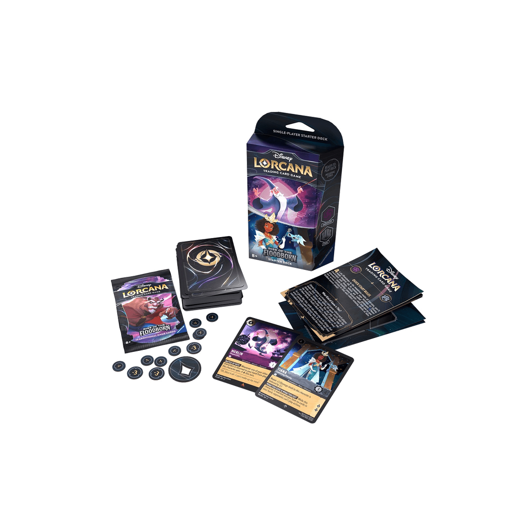 Disney Lorcana Rise of the Floodborn – Starter Deck Amethyst/Steel