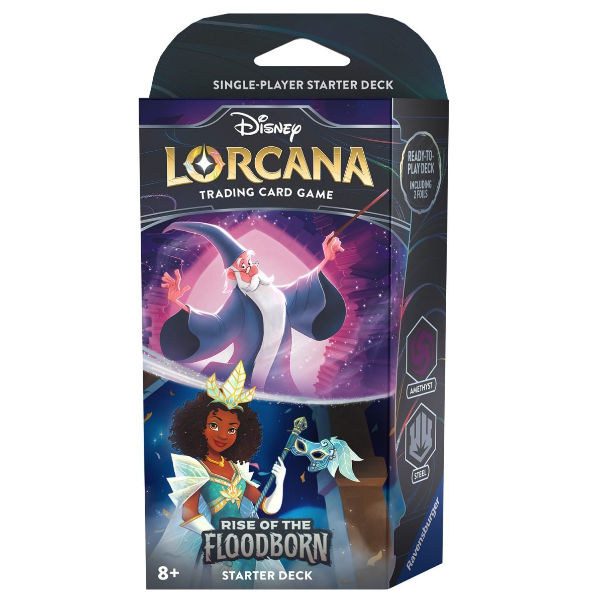 Disney Lorcana: Rise of the Floodborn  - Deck de démarrage: Améthyste/Acier