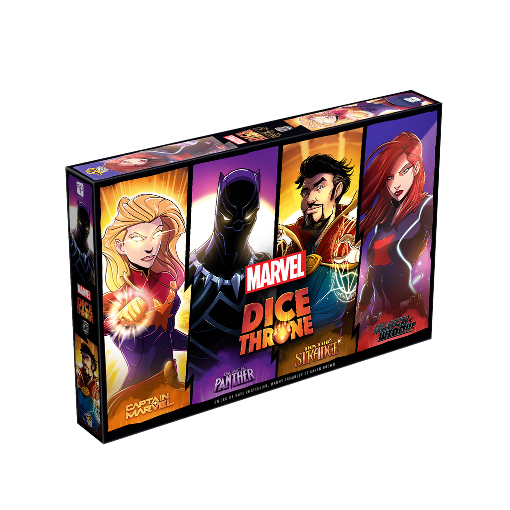 Marvel Dice Throne: Black Widow vs Doctor Strange vs Captain Marvel vs Black Panther