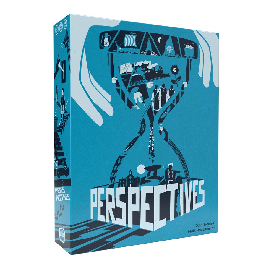 Perspectives - Boîte Bleue - boîte sur fond blanc
