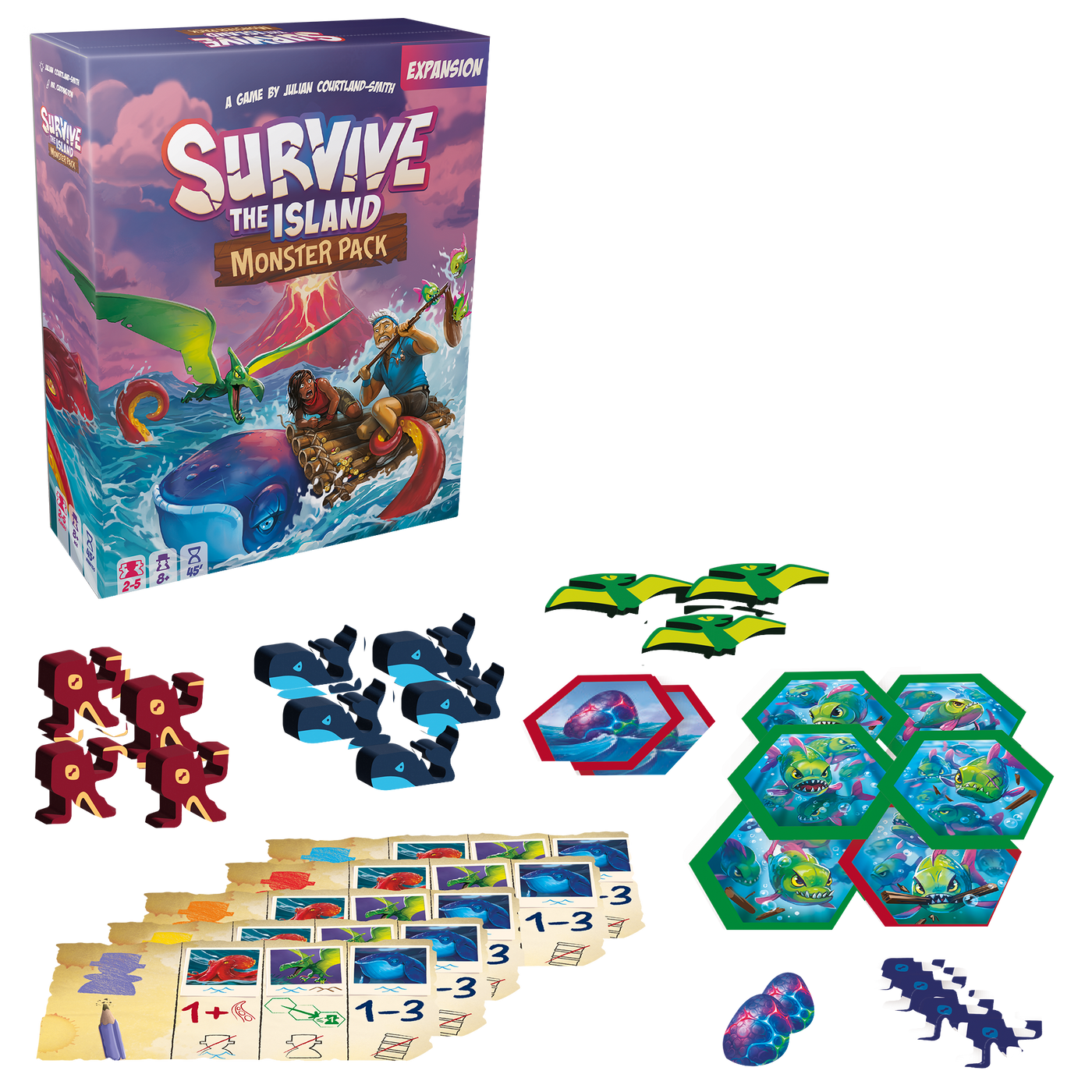 Combo Survive the Island + Ext. Monster Pack