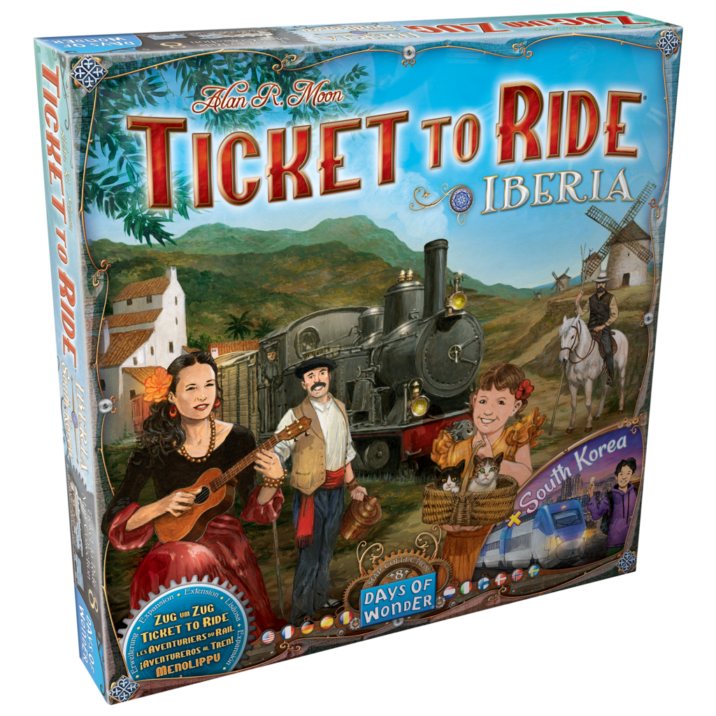 Ticket To Ride Ext. - Map #8 - Iberia / Corée du Sud