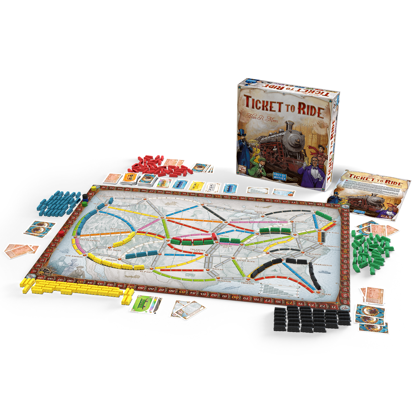 Ticket to Ride (VA) -  Imperfect box, new game (30%)