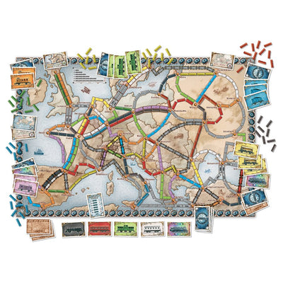 Ticket to Ride: Europe (VA) - Box damaged, new game (40%)