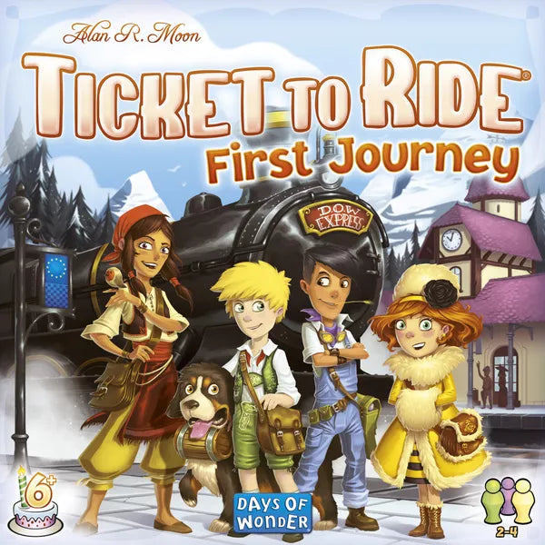 Ticket to Ride: First Journey - Europe - Imperfect box, new game (30%)