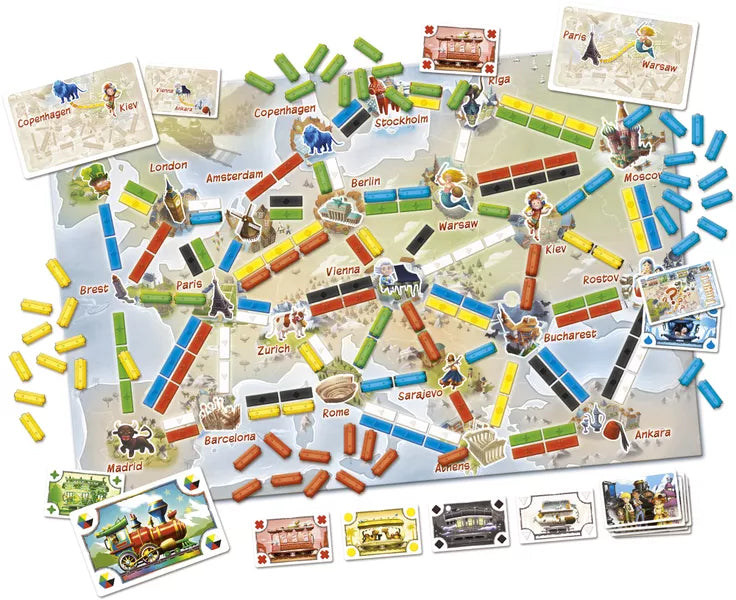 Ticket to Ride: First Journey - Europe - Imperfect box, new game (30%)