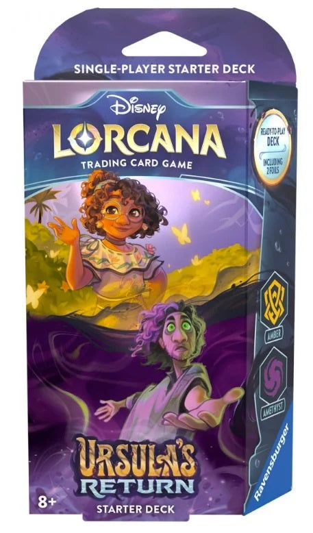 Disney Lorcana - Set 4: Ursula's Return - Starter Deck A : Amber & Amethyst (VA)