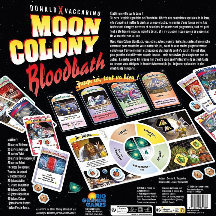 Moon Colony Bloodbath – contenu et détails du jeu