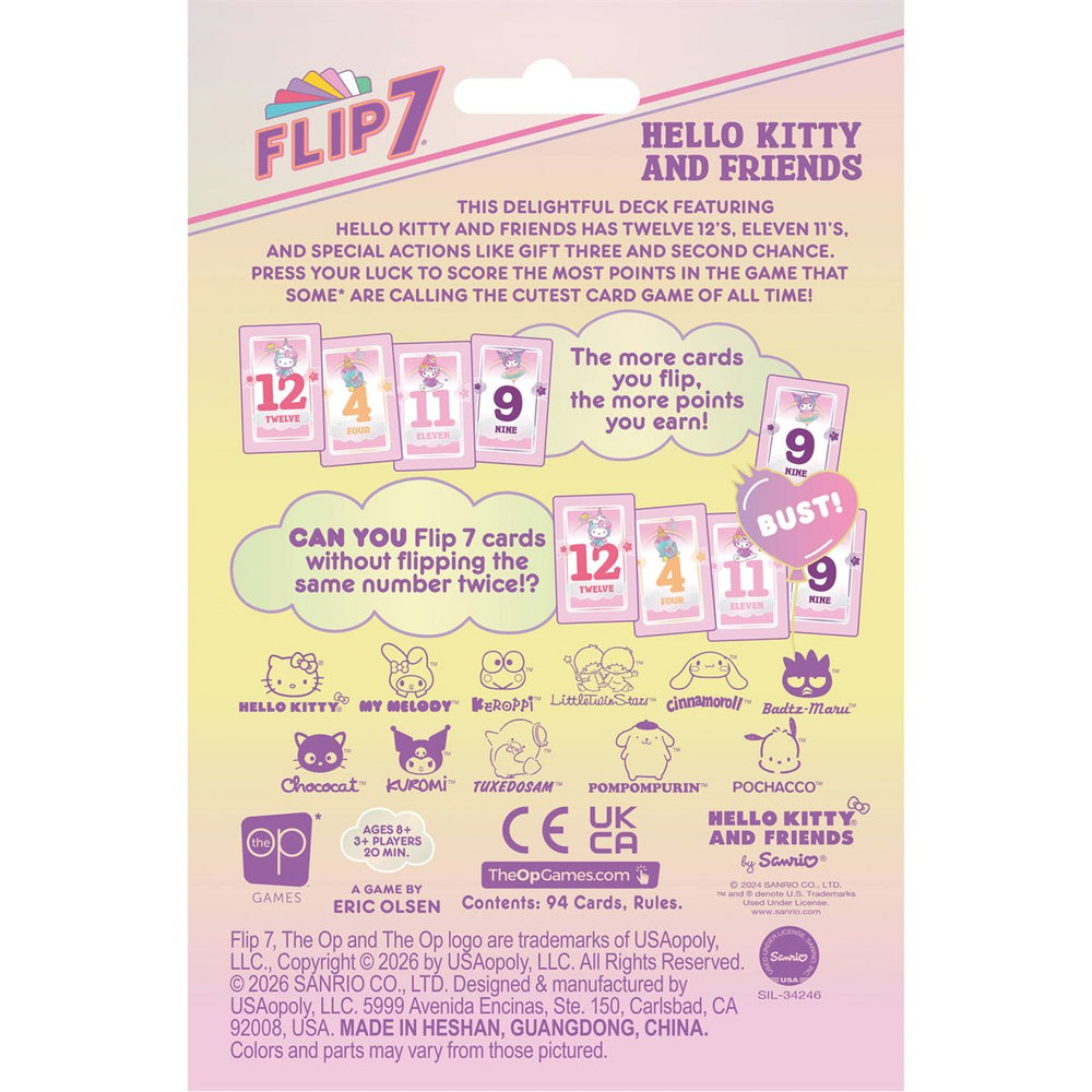 Flip 7: Hello Kitty (VA) – contenu et détails du jeu