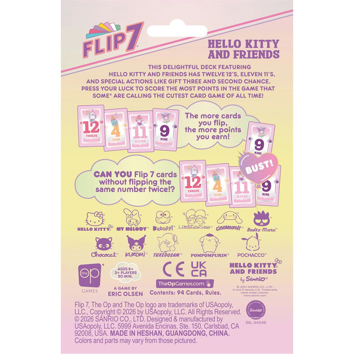 Flip 7: Hello Kitty (VA) – contenu et détails du jeu