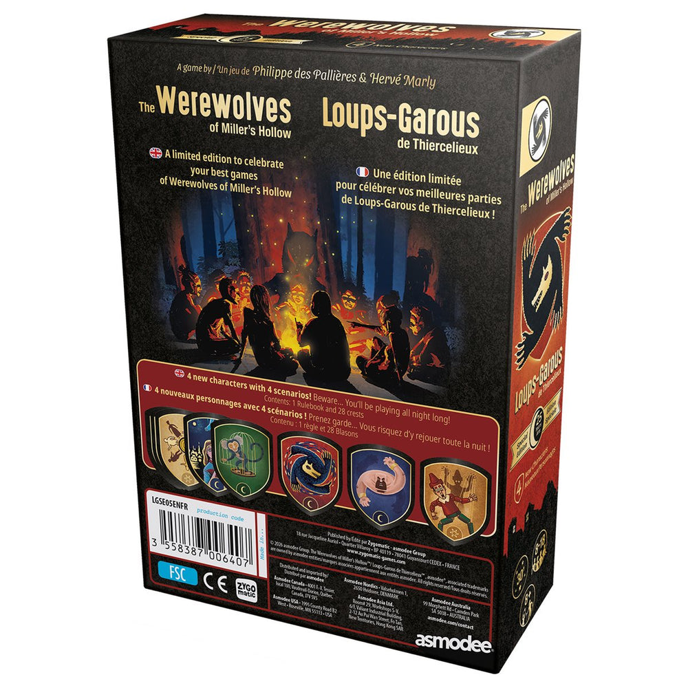 Les Loups-Garous de Thiercelieux – 25e anniversaire – contenu et détails du jeu