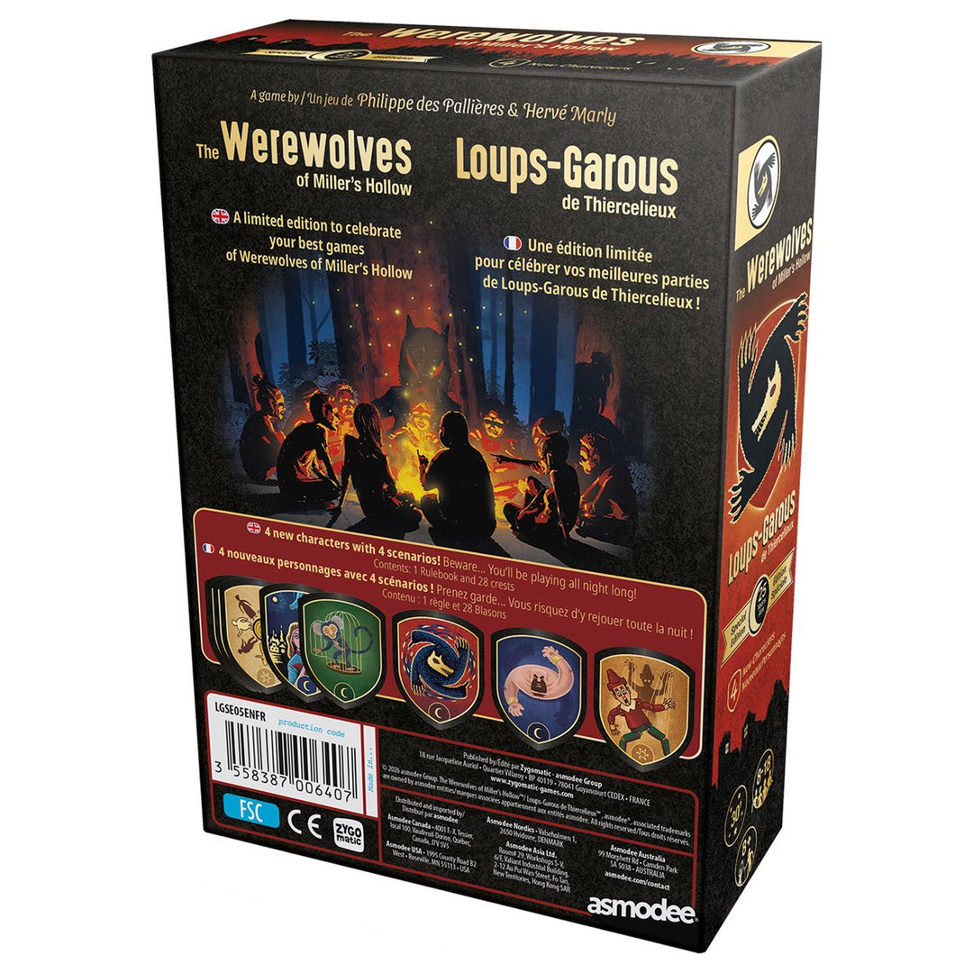 Les Loups-Garous de Thiercelieux – 25e anniversaire – contenu et détails du jeu