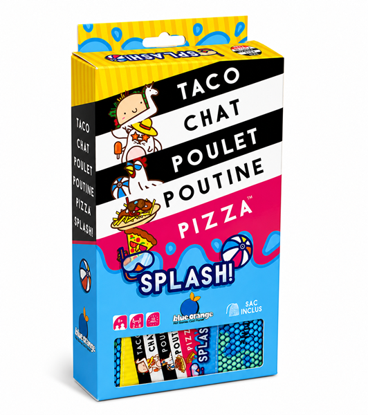 Taco Chat Poulet Poutine Pizza : Splash — face avant en perspective [a9354c27f71d]