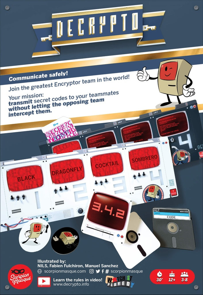 Decrypto : 5th Anniversary — dos de la boîte.