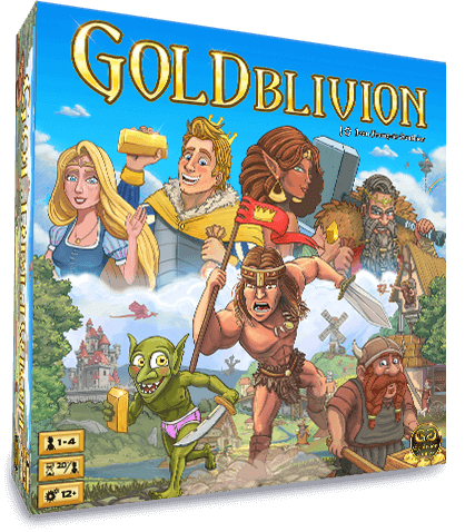 GOLDblivion — boîte du jeu.