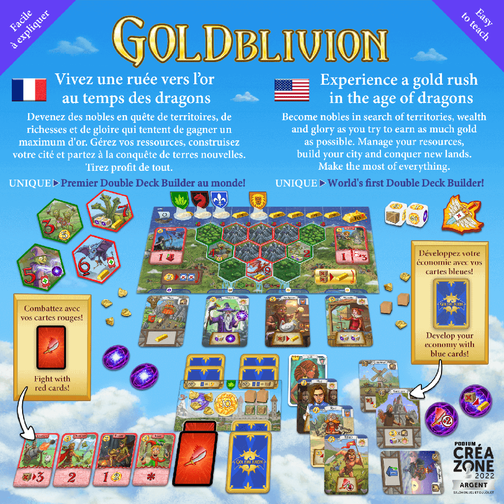 GOLDblivion — dos de la boîte.