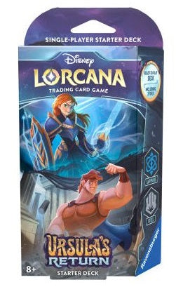 Disney Lorcana - Set 4: Ursula's Return - Starter Deck B : Sapphire & Steel (VA)