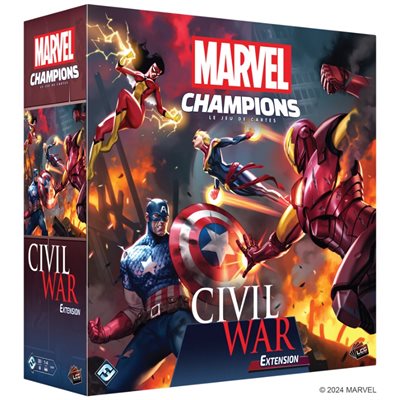 Marvel Champions JCE: Civil War - Extension (FR) - Boîte imparfaite, jeu neuf (30%)