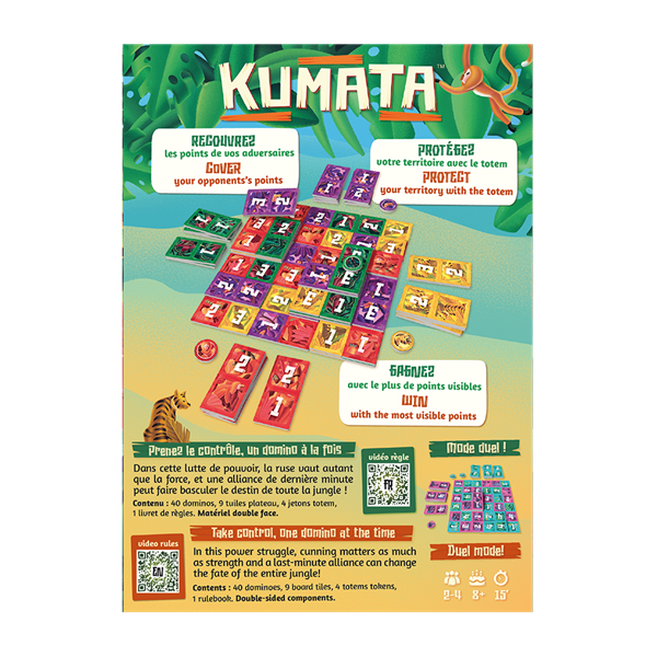 Kumata - dos de la boîte