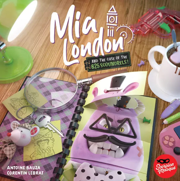Mia London and the Case of the 625 Scoundrels (VA) — boîte du jeu.