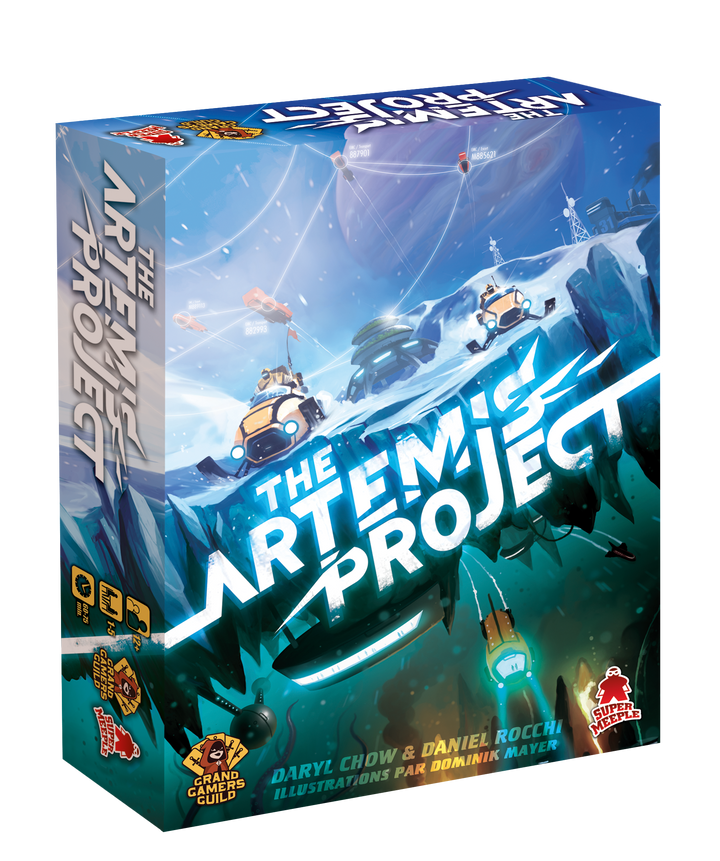 The Artemis Project (VF) — boîte du jeu en perspective, côté gauche visible.