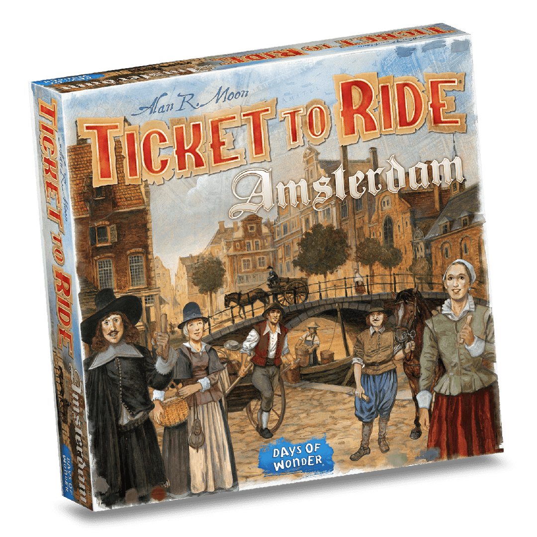 Ticket to Ride: Amsterdam (VA) - official Asmodee packshot