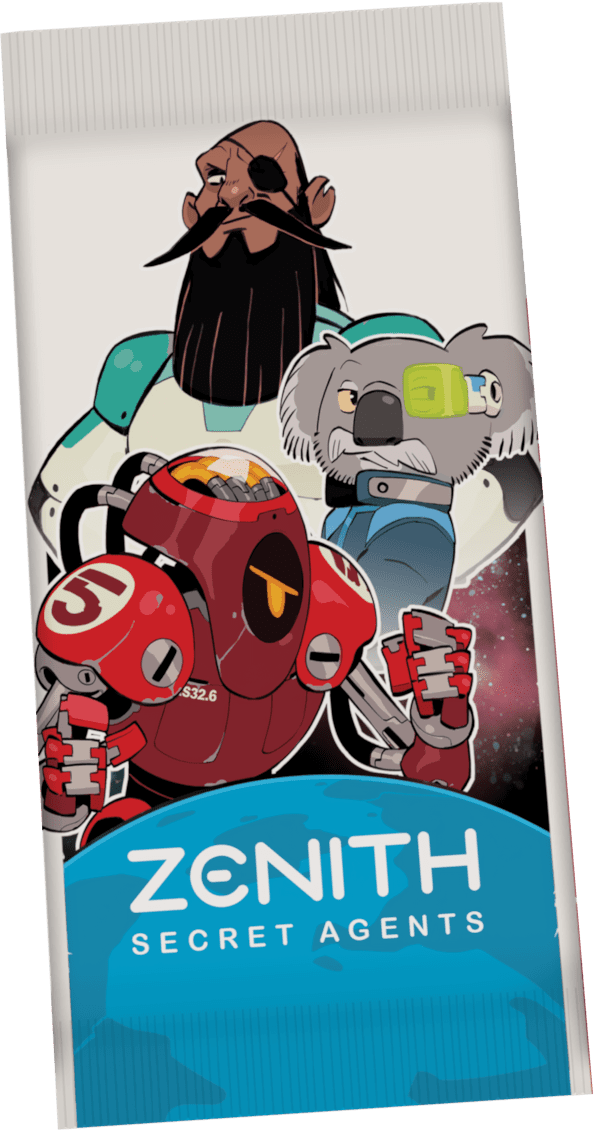 Zenith - Ext. Secret Agents — boîte du jeu.