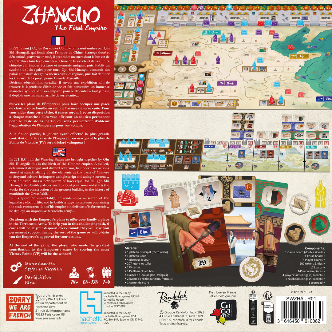 Zhanguo – The first Empire — dos de la boîte.