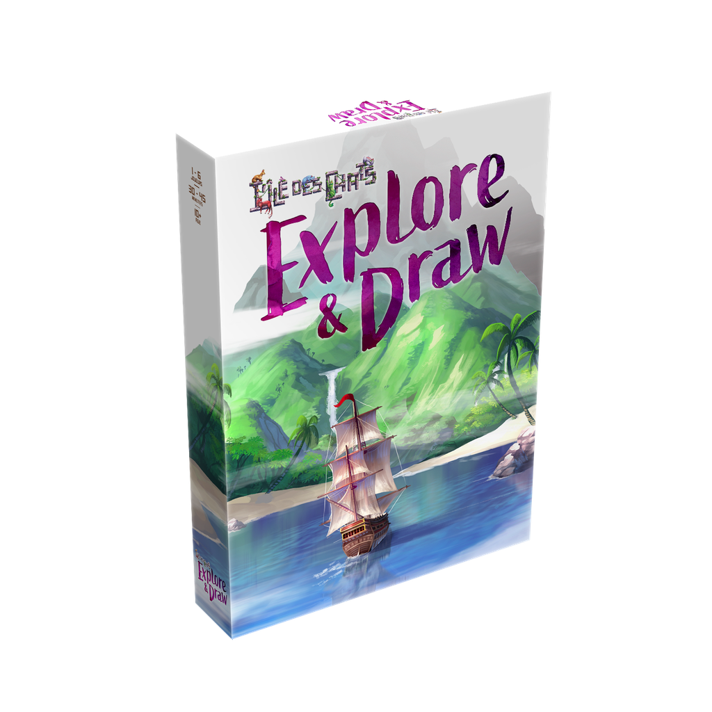 L’Île des chats: Explore &amp; Draw