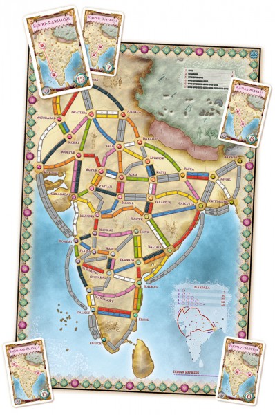 Ticket To Ride: Ext. - Map 